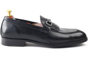 Men’s Black genuine leather formal loafer shoes, Business & Casual Wear - Feetique Footwea